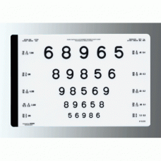 Illuminated Near Card System - LEA Numbers Near, Charts only to be used with system